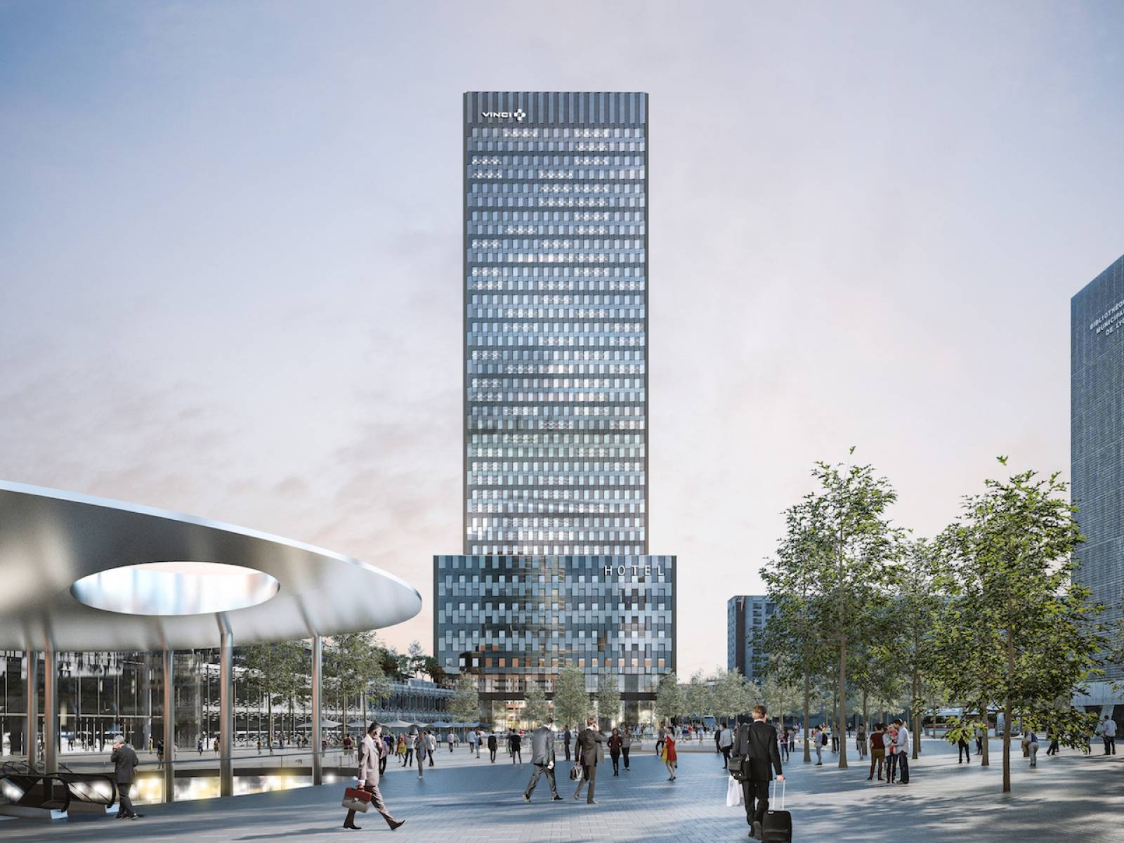 Construction de l’Immeuble de Grande Hauteur TO LYON à Lyon 3ᵉ