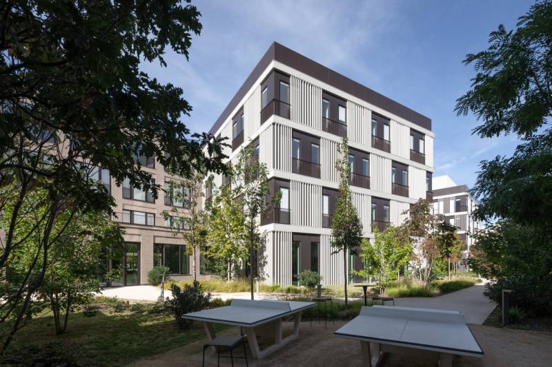 Construction de 4 bâtiments de bureaux Bauer Saint Ouen Sur Seine