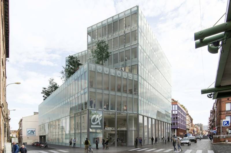 Réhabilitation du Bâtiment de Bureaux du Crédit Agricole à Toulouse
