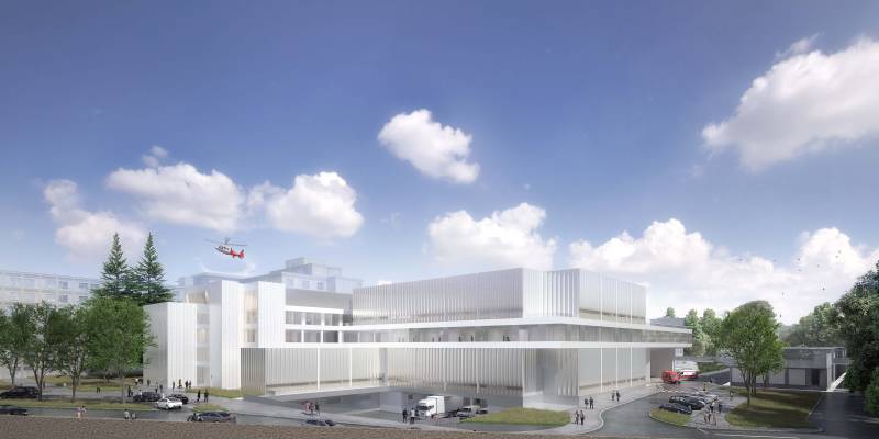 Construction du CENTRE HOSPITALIER LYON SUD SAINT-GENIS-LAVAL