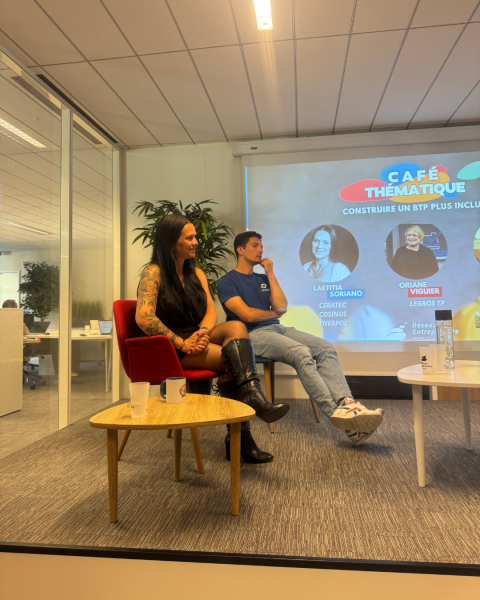 Au Réseau Entreprendre Rhône Laëtitia SORIANO cebatec ingénierie