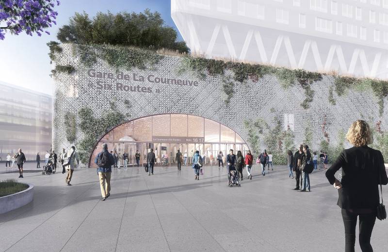 Aménagement et équipement Gare Six-Routes la Courneuve
