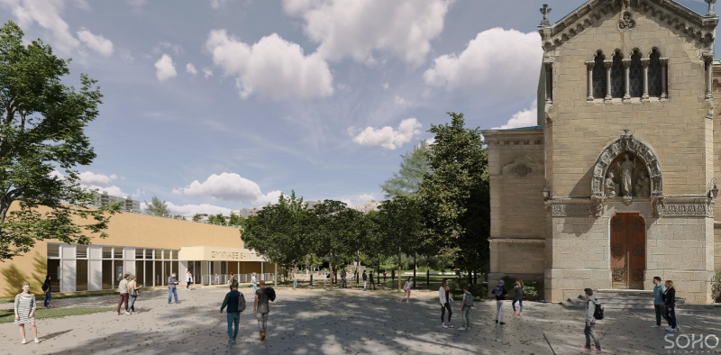 Construction et réhabilitation du gymnase Saint Thomas d’Aquin à Oullins