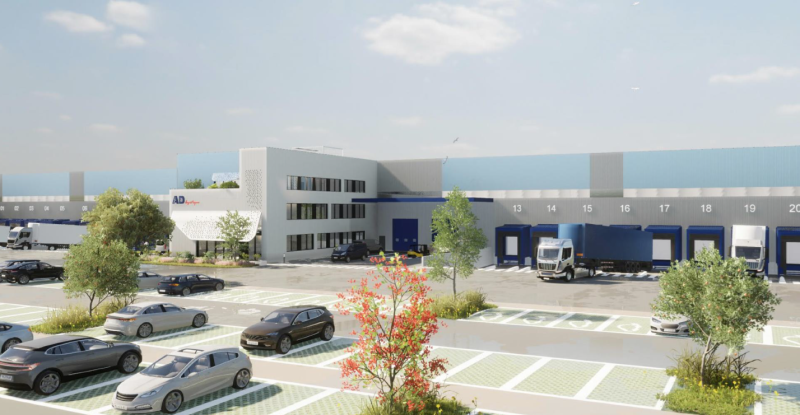Construction d’une plateforme logistique à Dombasle